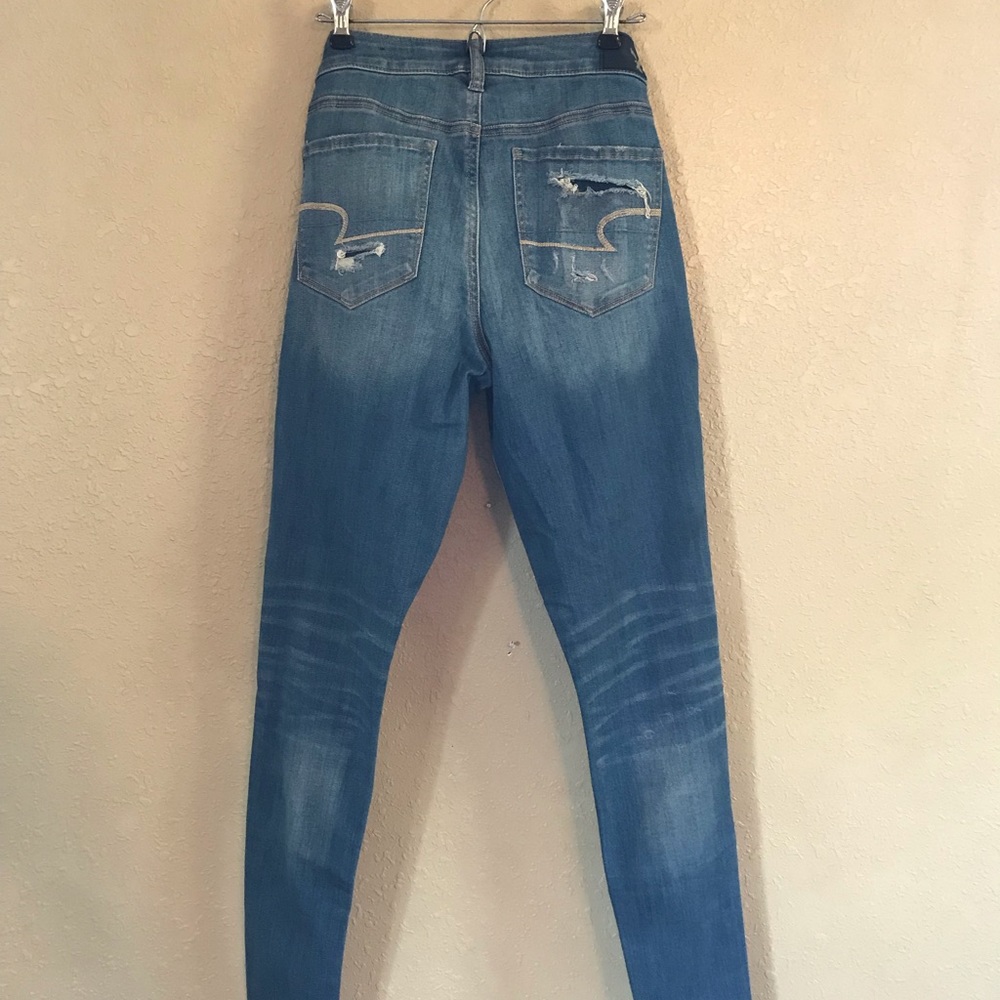 American Eagle hi rise Jeggings. Size 8 extra long